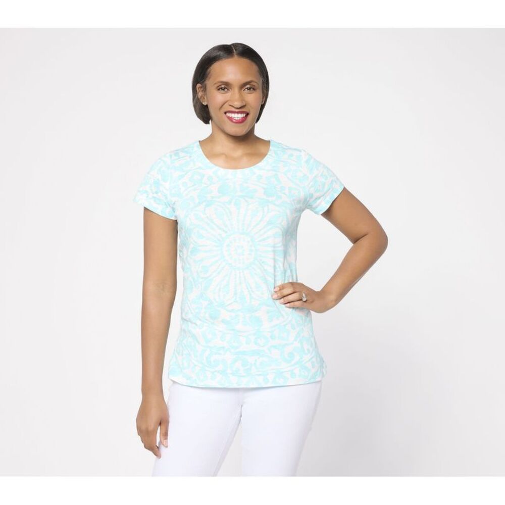 Liberare Women's Top Sz M Make Your Selection: Belle by Kim Gravel Blue